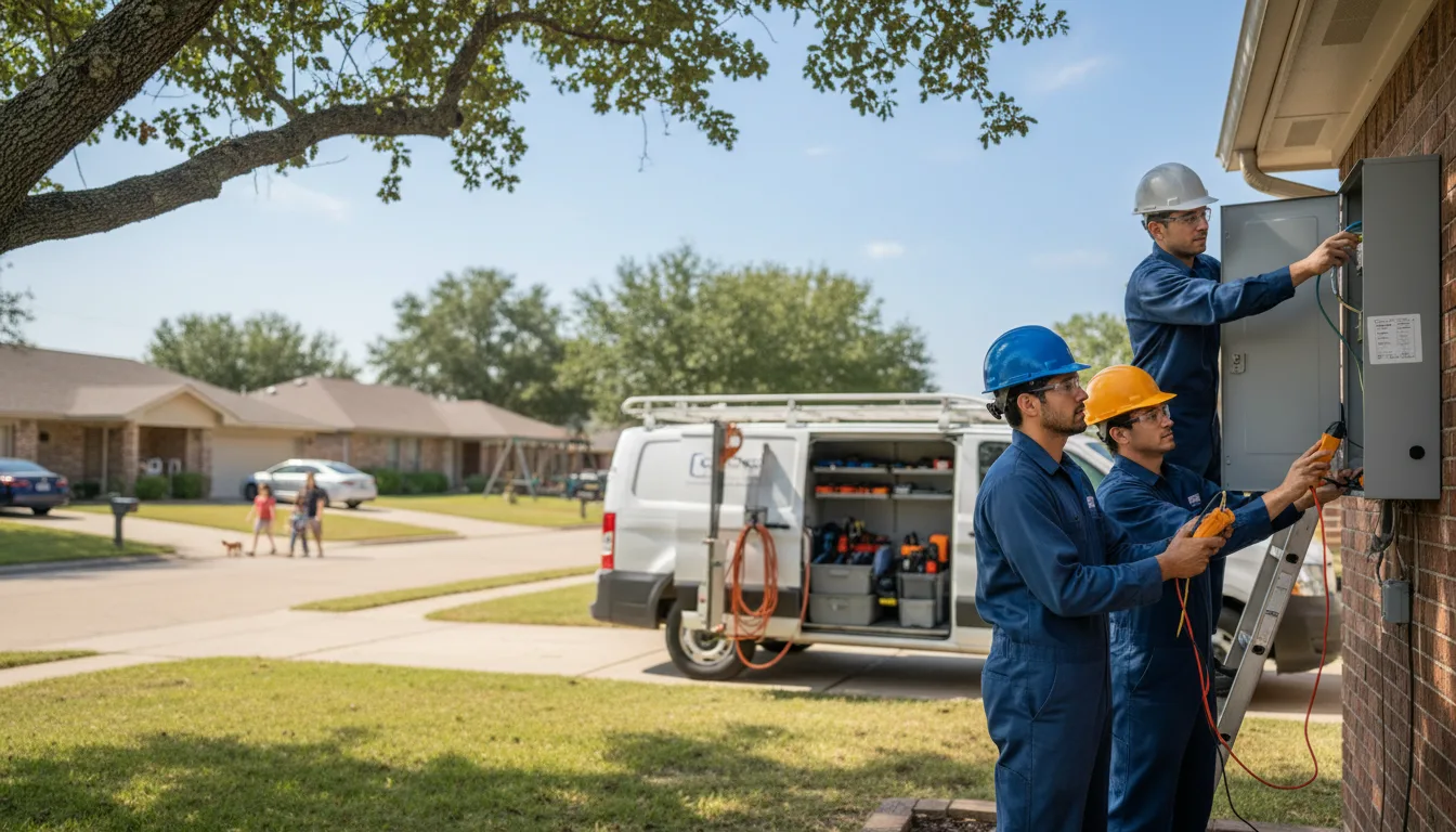 Certified electrician providing emergency electrical services in Gladstone, NM